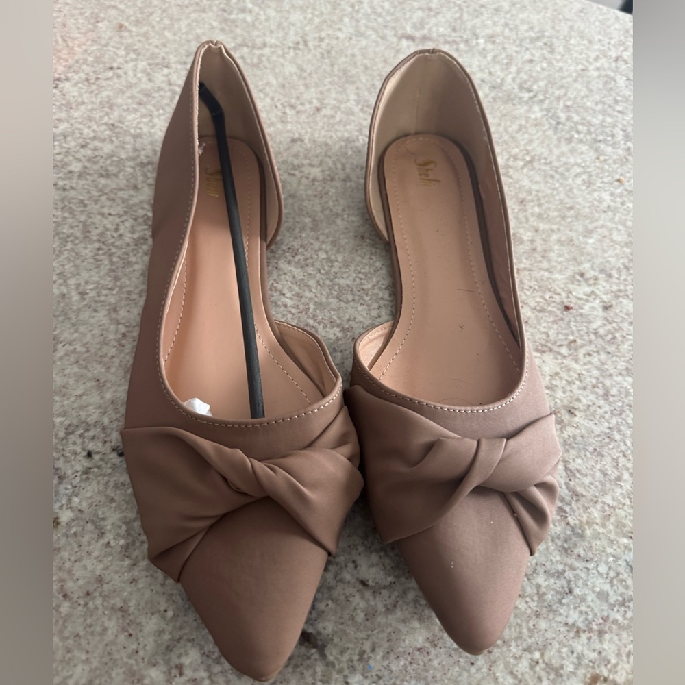 Tan Flat Shoes SHEIN